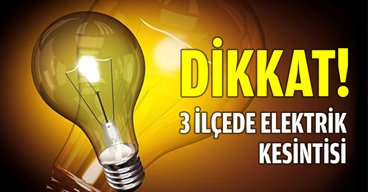 Gebze, Darıca ve Dilovası'nda kesinti olacak!