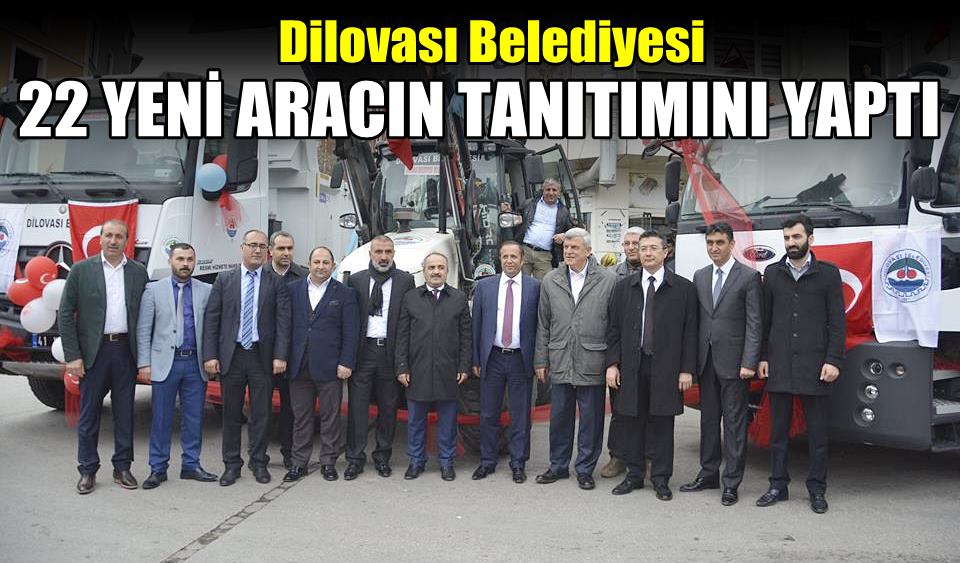 Dilovası Belediyesi 22 yeni aracın tanıtımını yaptı