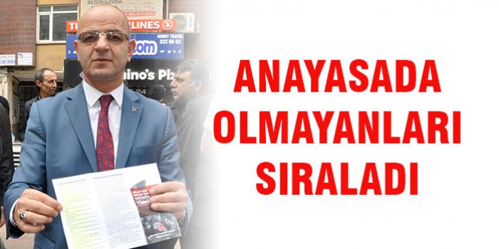 MHP “Evet” broşürü dağıttı