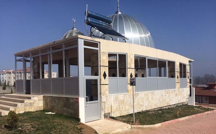 İlimtepe Camii’nin  şadırvanı tamamlandı