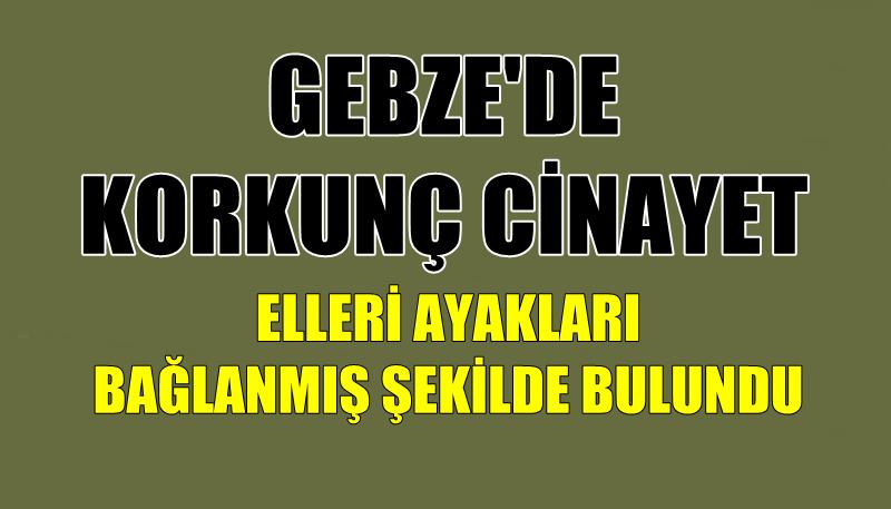 Gebze'de korkunç cinayet!