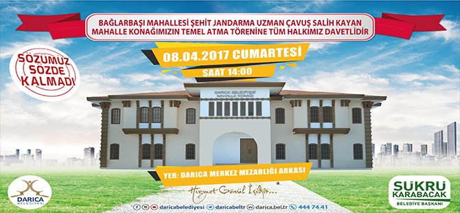 Darıca'da projeler bitmiyor