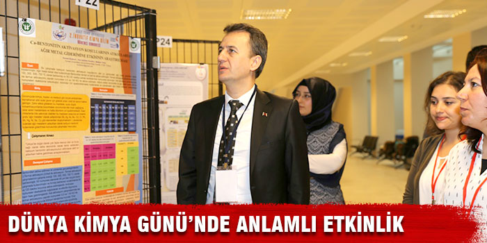 Dünya Kimya Günü’nde en anlamlı etkinlik
