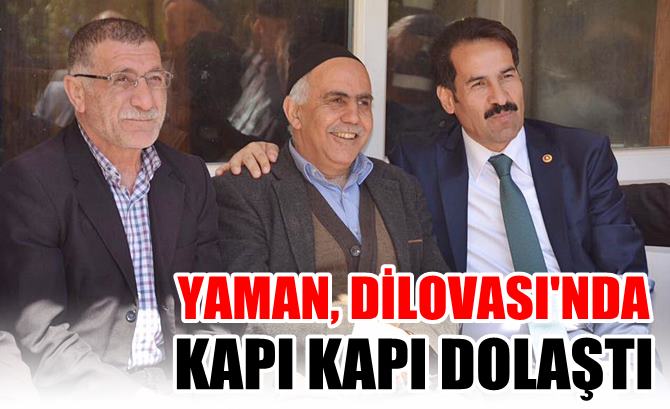 Yaman, Dilovası’nda kapı kapı dolaştı