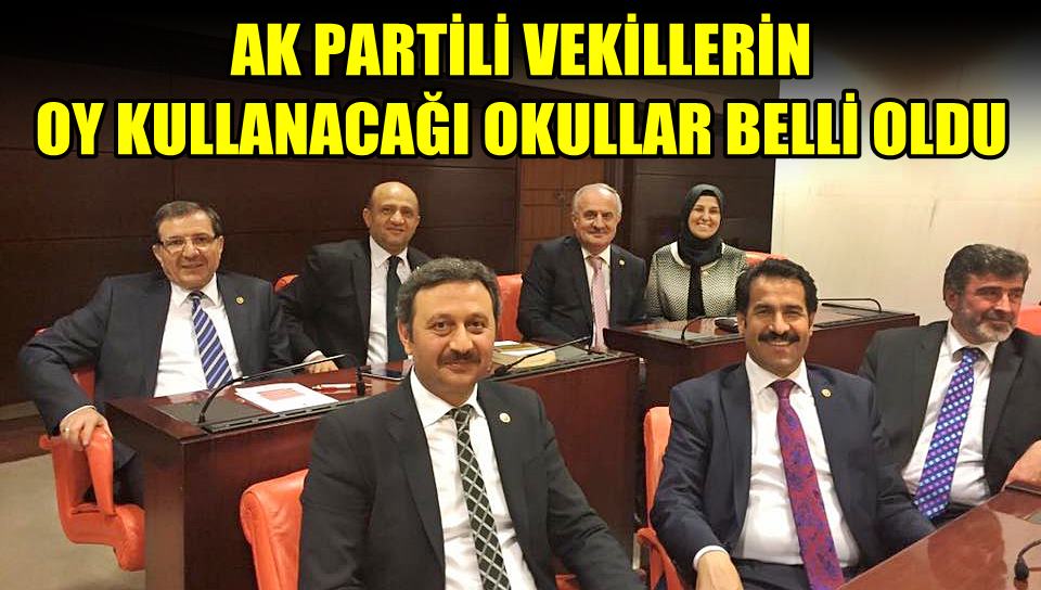 AK Parti'liler nerede oy kullanacak?