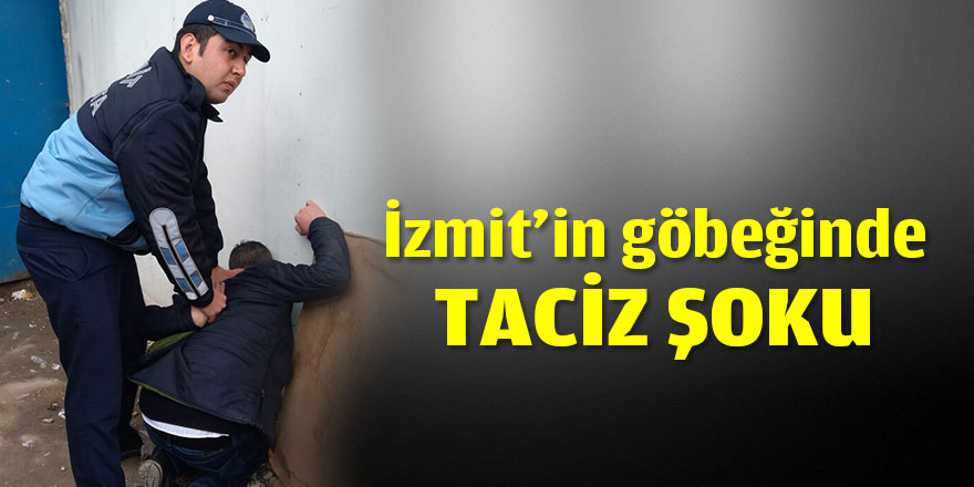 Tacizci suçüstü yakalandı