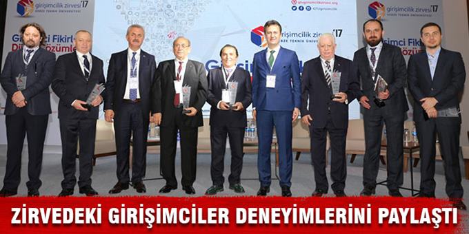 Zirvedeki girişimciler deneyimlerini paylaştı