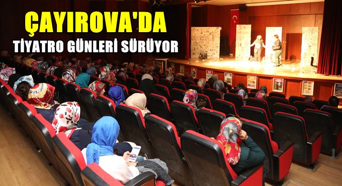 Çayırova'da tiyatro günleri sürüyor