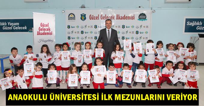 Anaokulu Üniversitesi ilk mezunlarını veriyor