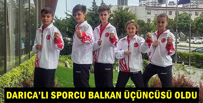 Darıca'lı sporcu Balkan üçüncüsü oldu