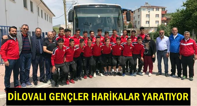 Dilovalı gençler harikalar yaratıyor