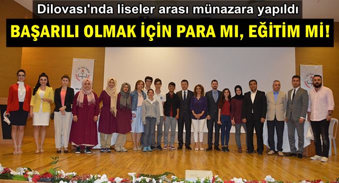 “Başarılı olmak için para mı, eğitim mi?”