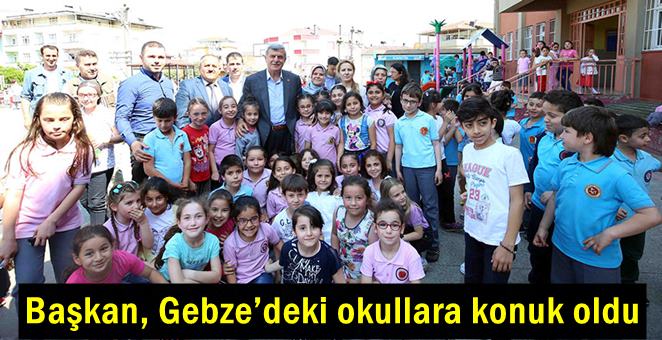 Başkan, Gebze’deki okullara konuk oldu