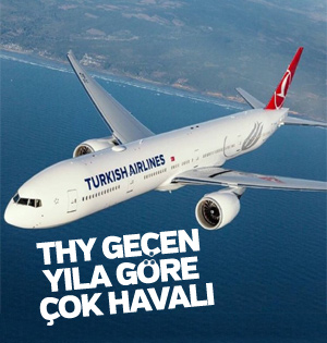THY'nin yolcu sayısı arttı
