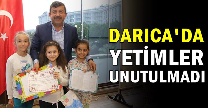 Darıca'da yetimler unutulmadı