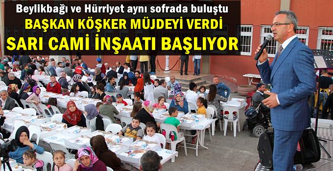 Beylikbağı ve Hürriyet aynı sofrada buluştu