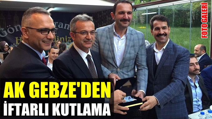 AK Gebze'den iftarlı kutlama