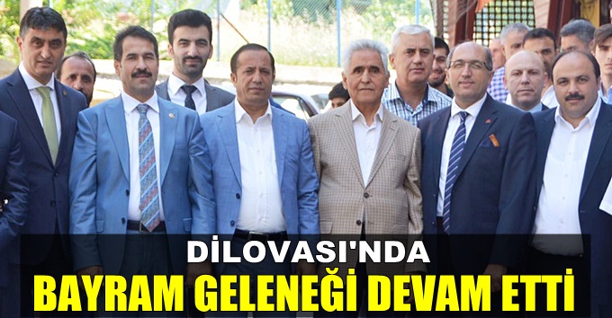 Dilovası'nda bayram geleneği devam etti