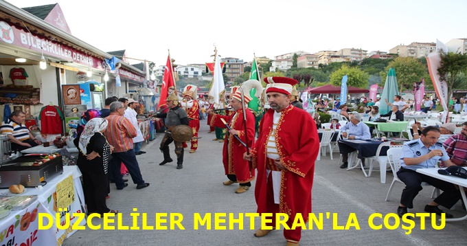 DÜZCELİLER MEHTERAN'LA COŞTU