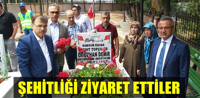 Köşker’den şehitlik ziyareti