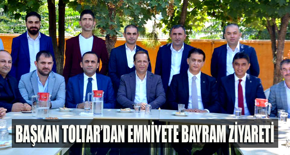 Başkan Toltar'dan emniyete bayram ziyareti