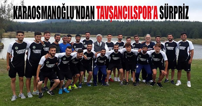 Karaosmanoğlu, Tavşancılspor'u kampta ziyaret etti