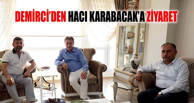 Demirci'den Karabacak'a ziyaret