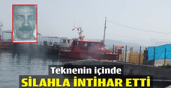 Teknede tabancayla intihar etti