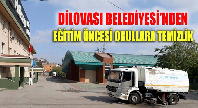 Dilovası Belediyesi'nden Eğitim Öncesi Okul Temizliği