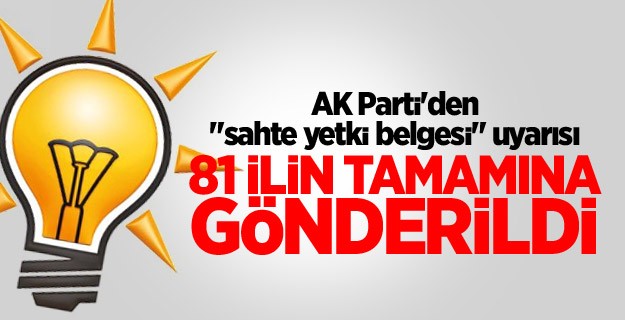 AK PARTİ'DE GÖRÜLMEMİŞ DOLANDIRILICILIK!