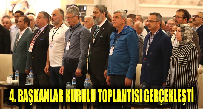 4. Başkanlar Kurulu toplantısı başladı