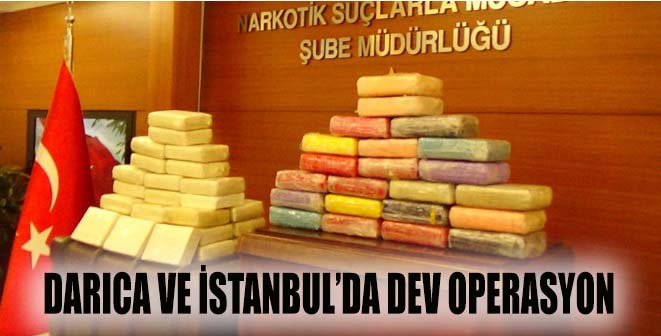 Dev operasyonda 3'ü yabancı 6 kişi tutuklandı