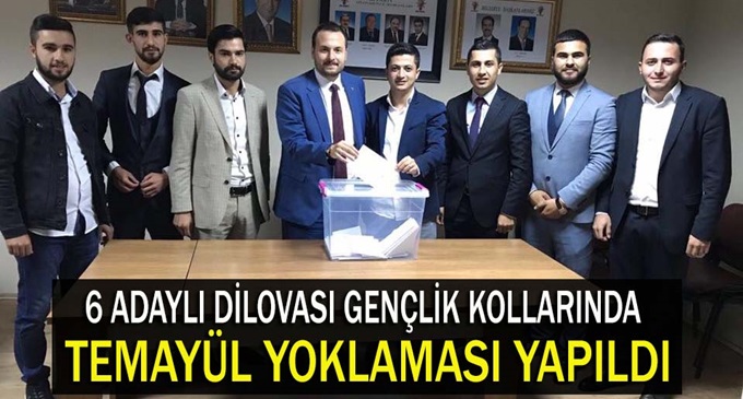 Dilovası AK gençlik temayül yaptı