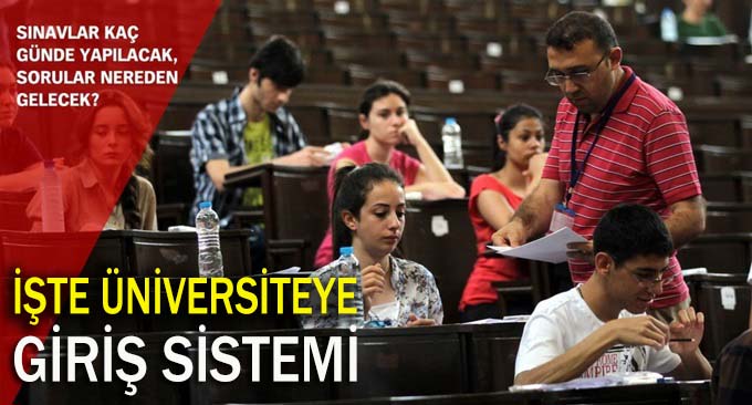 İşte merakla beklenen üniversiteye giriş sistemi