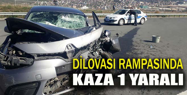 Otomobil TIR'la çarpıştı: 1 yaralı