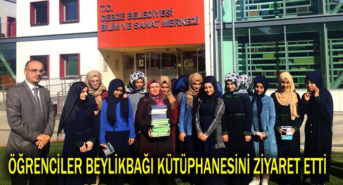 Öğrenciler Beylikbağı Kütüphanesi’ni ziyaret etti