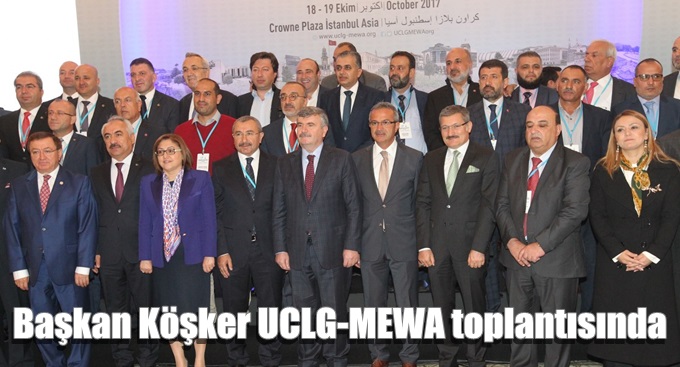 Başkan Köşker UCLG-MEWA toplantısında