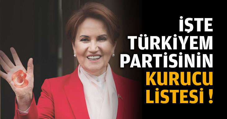 Türkiyem Partisi'nin kurucuları belli oldu