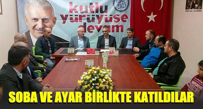 Soba ve Ayar’dan Mahalle teşkilatlarına ziyaret!