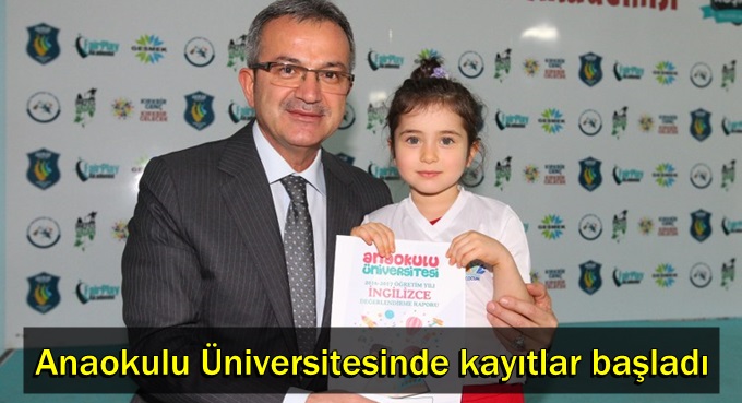 Anaokulu Üniversitesinde kayıtlar başladı