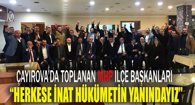 MHP Çayırova'da bir araya geldi