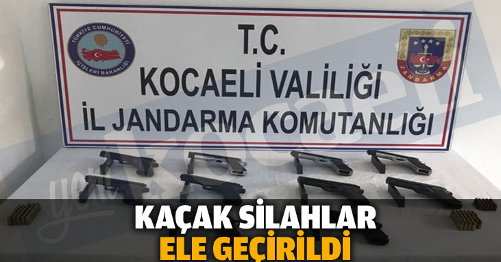 Kaçak silahlar ele geçirildi