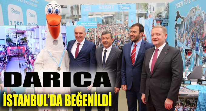 Darıca standı İstanbul maratonunda göz doldurdu