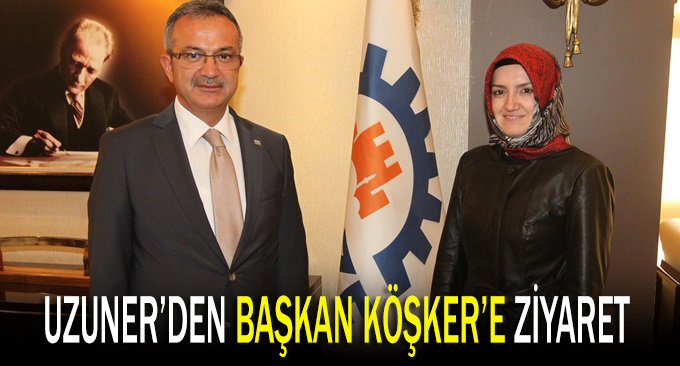 Başkan adayı Uzuner Köşker’i ziyaret etti
