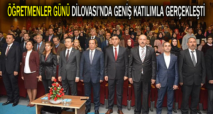 Öğretmenler günü Dilovası'nda kutlandı