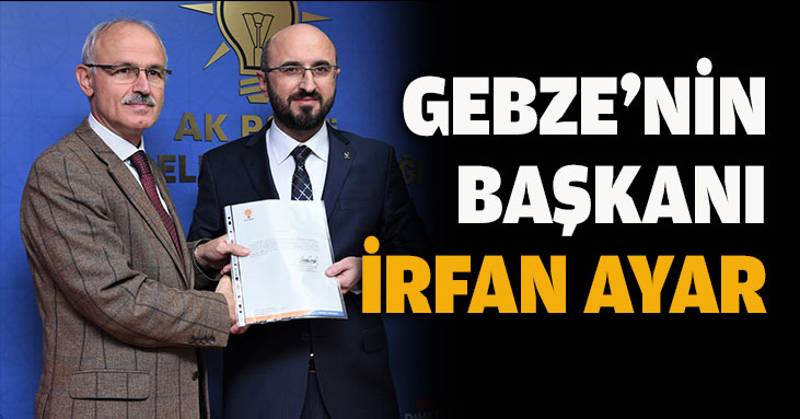 İrfan Ayar resmen ilçe başkanı