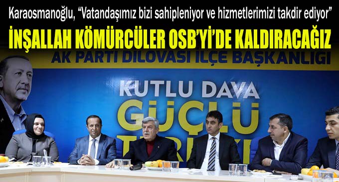 Karaosmanoğlu'ndan AK Dilovası'na hayırlı olsun ziyareti