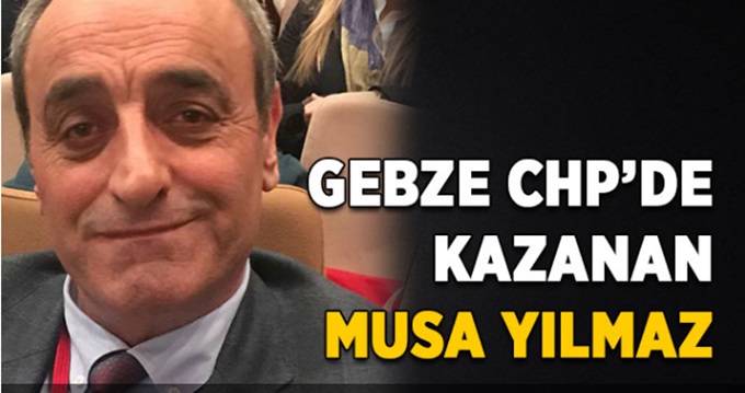 Gebze CHP'de Musa Yılmaz dönemi