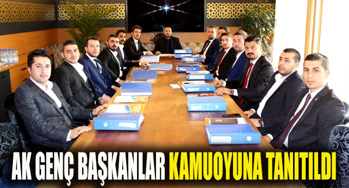 AK Parti'de genç başkanlar kamuoyuna tanıtıldı