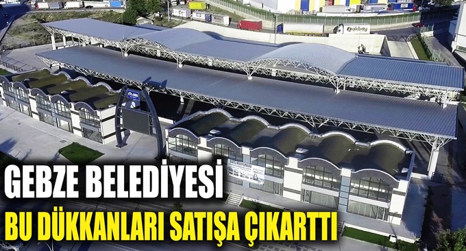 Modern dükkanlar satışa çıkıyor